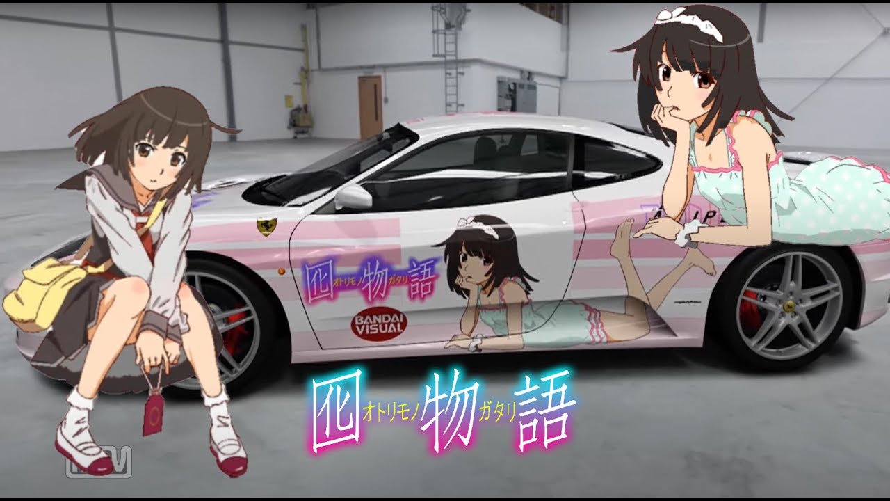 囮物語 千石撫子 Nadeko Speed Paint 痛車 逆再生動画 Youtube