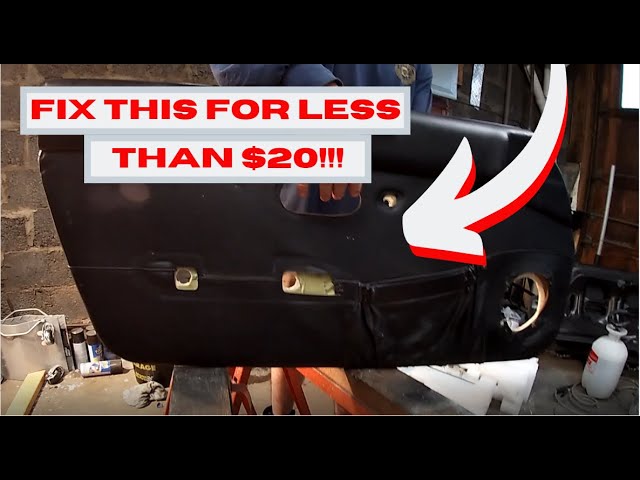 MIATA MX5 BUILD HOW TO FIX YOUR DOOR CARD FOR LESS THAN $20
