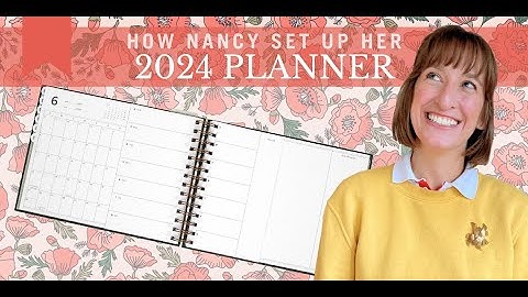 HOW NANCY SET UP HER 2024 PLANNER | OMG Planners with Laurel Denise