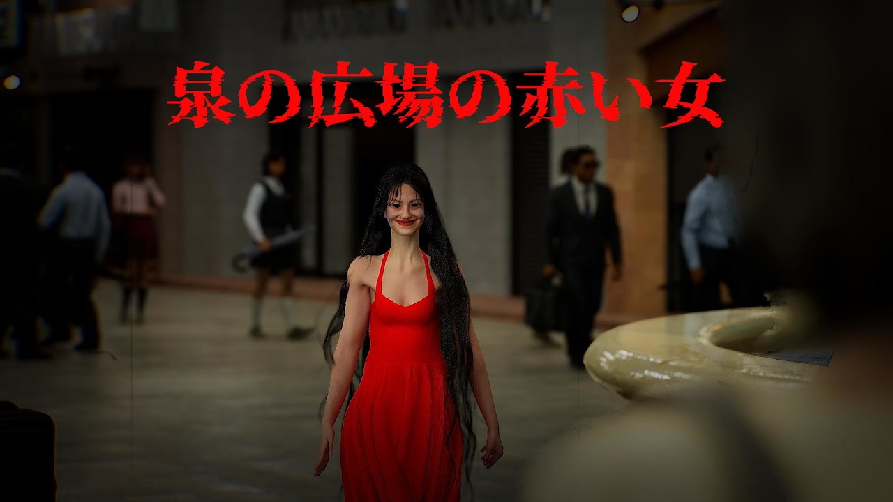 洒落怖　泉の広場の赤い女　完全再現