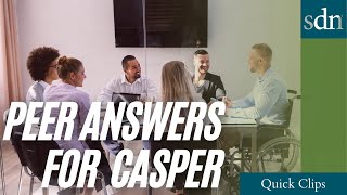 Review of Peer Answers for Casper #casper #videointerview