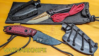 Ніж КARA Red Edition від Varvar Knife | Зроблено в Україні