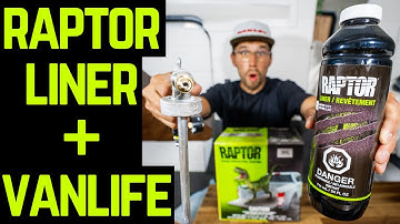 Raptor Liner: Painting Our ENTIRE Sprinter Campervan