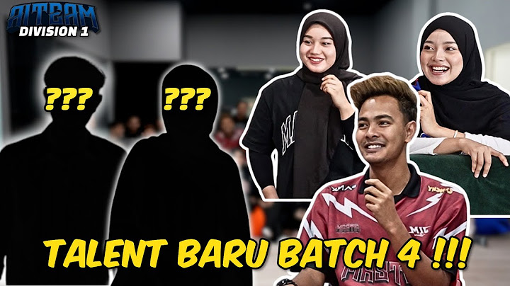 KEMASUKKAN TALENT BARU AI TEAM BATCH 4 !!!