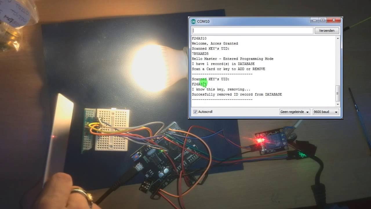 Arduino Rfid Rc522 Door Acces Control Rfid Door Lock Youtube