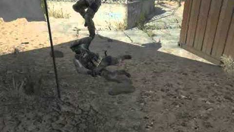 MW3 Spawn Throwing Knife On Dome