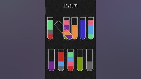 water sort puzzle level 71