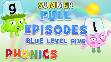 #SummerLearning Alphablocks - Blue Level Five | FULL EPISODES 18-19 | Learn to Read | #HomeSchooling