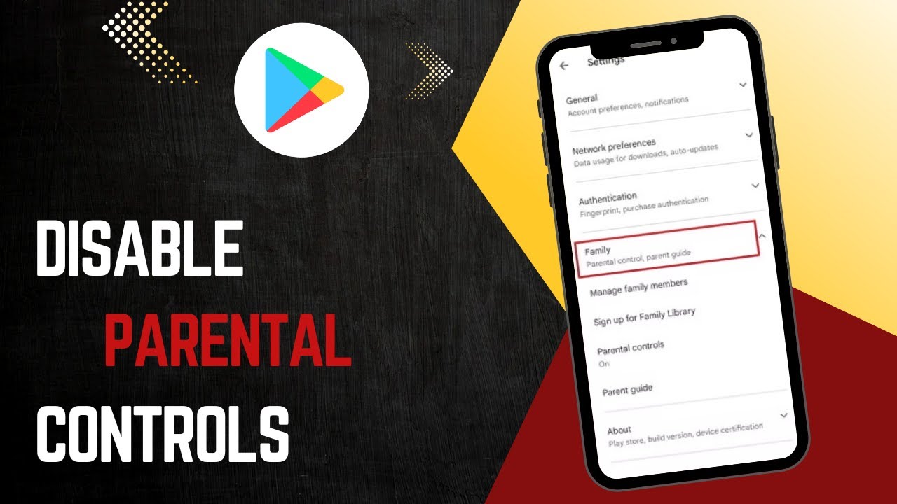 How to Disable Parental Control on Google Play Store (2025) - YouTube