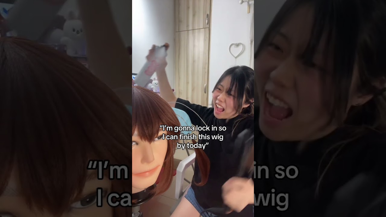 universal cosplayer problem? 😮‍💨 #wigstyling #cosplay