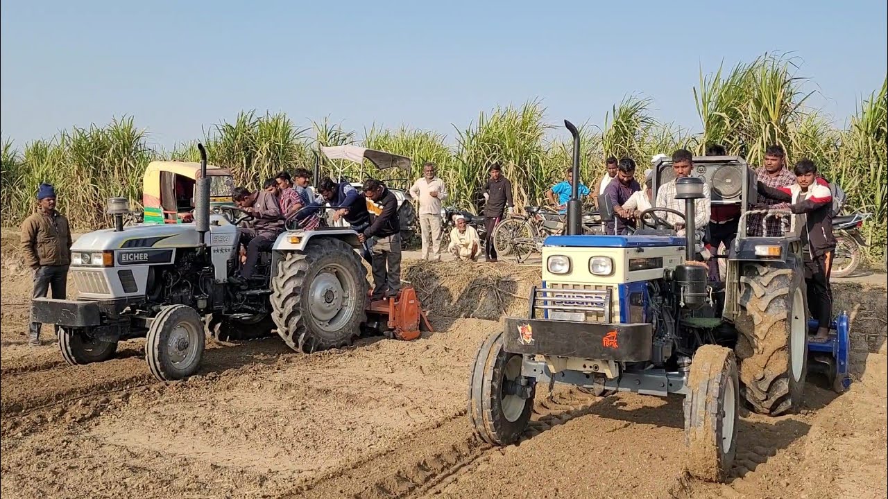 स्वराज के साथ भिड़ गया आईसर एक बाल भी उखाड़ नहीं सकता इसका Swaraj 744 XT Vs Eicher 333