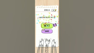 Brain Test:Tricky Puzzle Level 21 Walkthrough