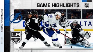 Lightning @ Kings 10/25 | NHL Highlights 2022