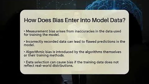 How Does Bias Enter Into Model Data? - The Friendly Statistician