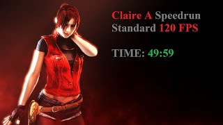 Resident Evil 2 Speedrun: Claire A Standard 49:59