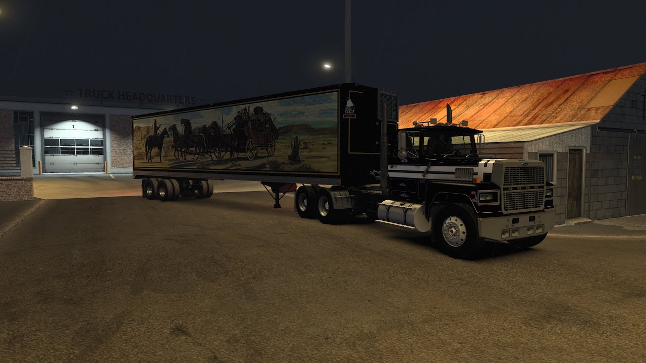 American Truck Simulator V1.46 Ford LTL9000 van Horn (TX) to San