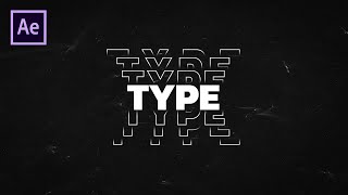 After Effects Tutorial  Typography Text Animation in After Effects