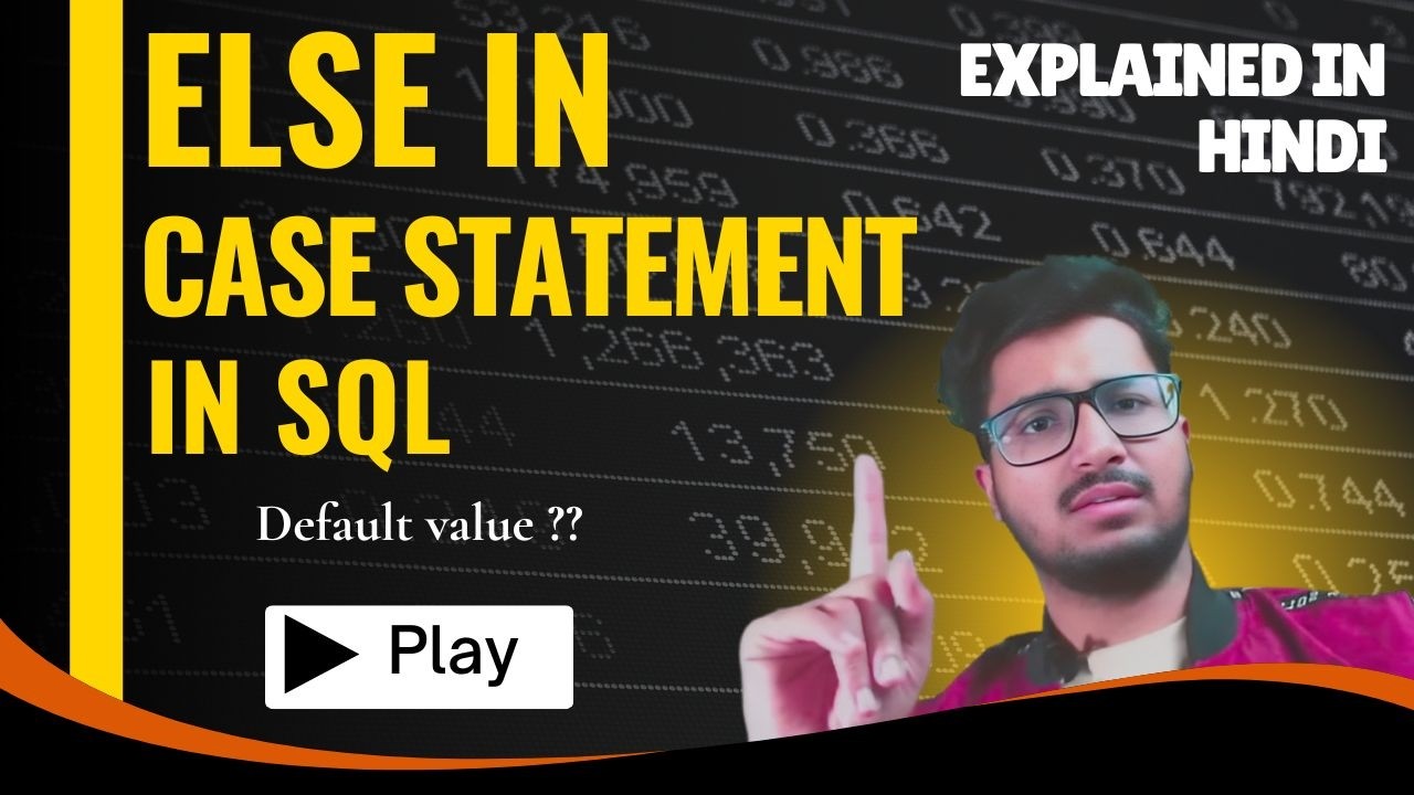 ELSE in CASE Statement in SQL | set Default Value in CASE | SQL for ...