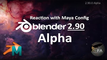 Blender 2.90 Reaction with Maya Config