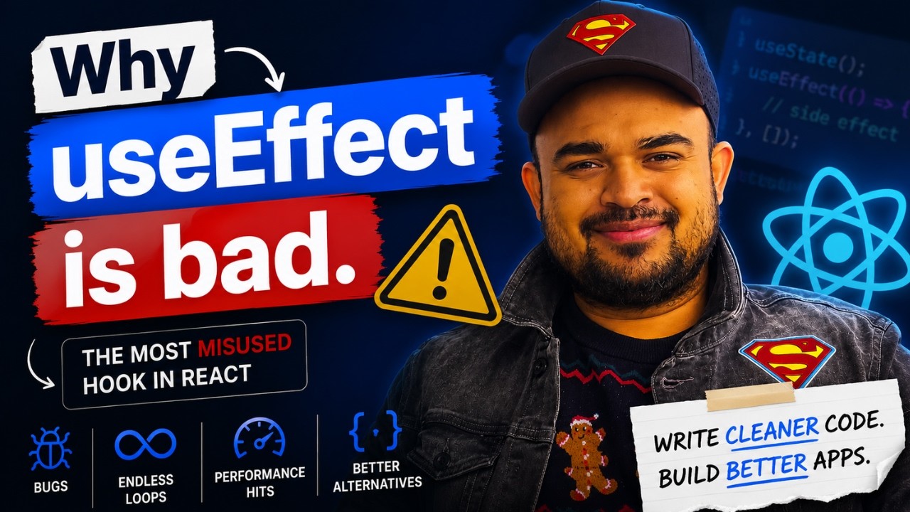 Why useEfffect is Bad? What most developers ignore.
