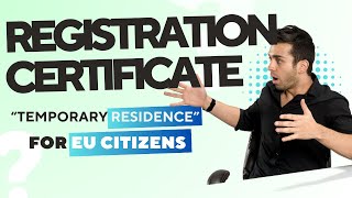Registration Certificate (former Temporary Residence Certificate) for EU Citizens in CZE