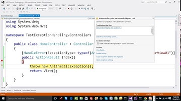 13  Understand Exception Handling in ASP.NET MVC