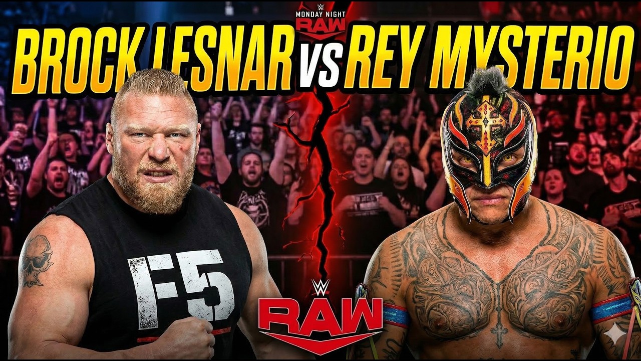 BROCK LESNAR vs REY MYSTERIO 🔥 RAW FULL MATCH – UNBELIEVABLE
