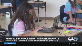 Ferndale Schools District Reinstating Face Masks Starting This Week