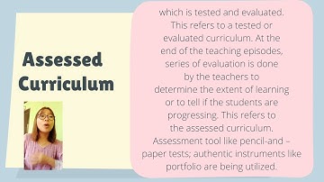 Module 1: The Teacher and The School Curriculum/ Lesson 1: The Curricula in School (ED 301 Report)