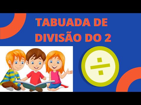Tabuada de divisão do 2
