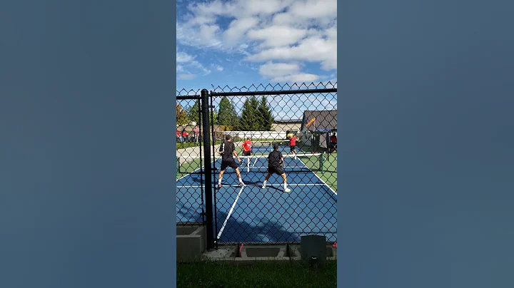 2021 Oregon Cup pickleball Lange vs Gabrielson  Bock Rosner