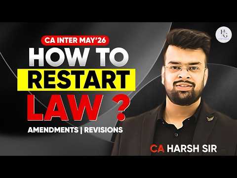 How to Restart Law for May 2026?