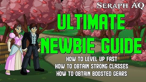 Seraph AQ Ultimate Newbie Guide: Level 1 to Gang Leader - AQW Private Server!