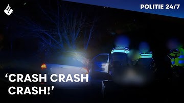 ▶ Politie : Achtervolging eindigt in crash | POLITIE 24/7 -【 ᴀʙᴏɴɴᴇᴇʀ ɴᴜ 】