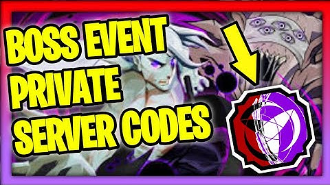 PRIVATE SERVER CODES FOR FORGED-RENGOKU BOSS EVENT!!