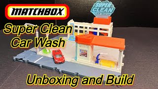 Matchbox Super Clean Car Wash Action Drivers Unboxing and Build