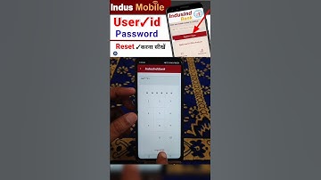 indusind net banking password reset/indus Mobail banking password reset kyse kren #shorts