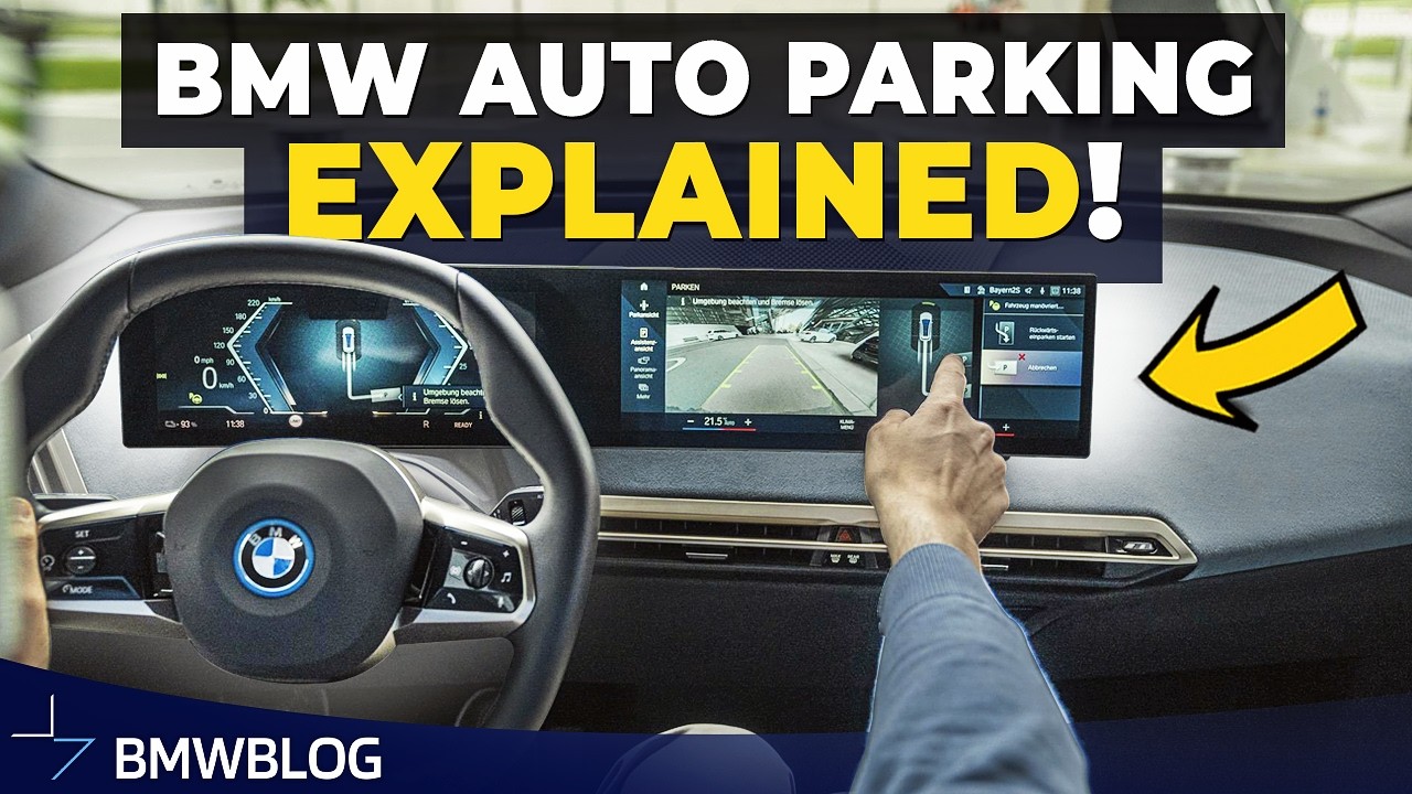 How-To Use The BMW Automatic Parking and Backup Assistant - YouTube