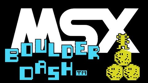 Boulder Dash MSX Hz 60
