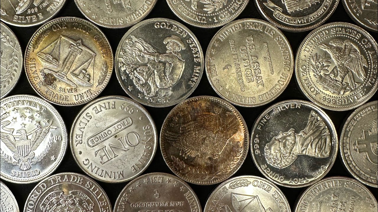 Good Silver Rounds I ordered 80 assorted silver rounds, anything good? - YouTube