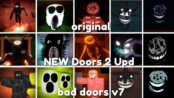 Original Rush vs ALL 20 Fanmade Roblox Doors Versions Comparison BUT it  Gets WORSE 