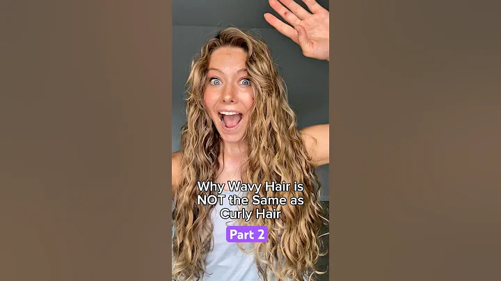 Wavy hair is NOT the same as curly hair! Routine and product recs on my page! #wavyhair #wavycurly
