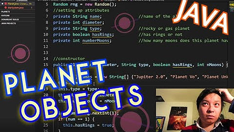 Coding ASMR Lo-Fi | Making Planet objects in Java + keyboard sounds