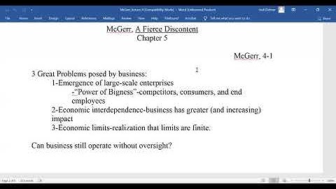 Hist 132, Mc gerr, Lect # 3