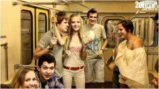 h1gh,SuperOleg,Gr1me & others - 2DSecTV.ru on the Moscow Metro