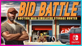 (NEW GAME) Bid Battle Auction War Simulator Storage Hunter Nintendo Switch Gameplay screenshot 5