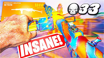 new STEN in INSANE in WARZONE 😍(BEST STEN CLASS SETUP)