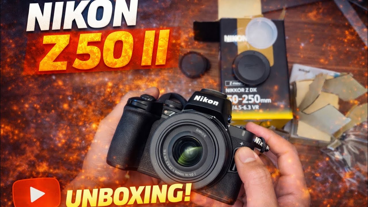 Nikon Z50 II Dx 16-50mm + 50-250mm Vr Kit Unboxing