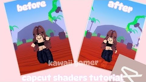 roblox shaders tutorial! #tutorial #ttd3 #roblox #random #shaders          @Kawaii_gamer3