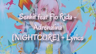 [Nightcore] Senhit feat Flo Rida - Adrenalina (San Marino for Eurovision 2021) + Lyrics